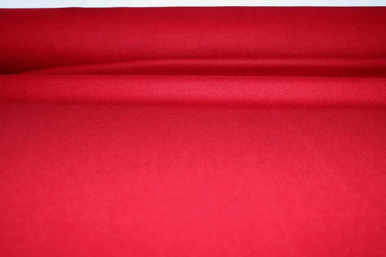 1 3/4 yards of Woolrich Twill Flannel - Regal Red