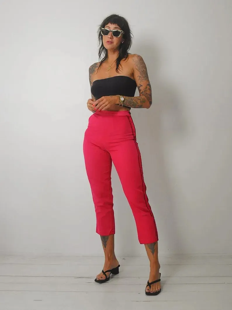 1950's Side Zip Cigarette Pants