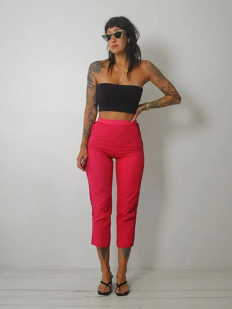 1950's Side Zip Cigarette Pants