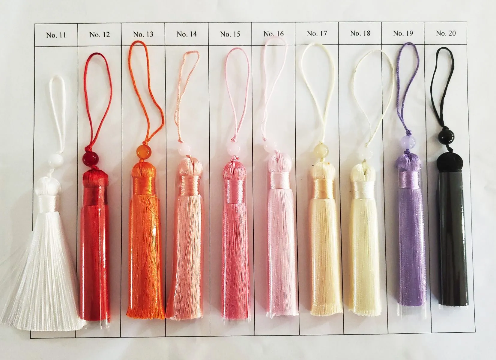 3 1/4" Colorful Tassels