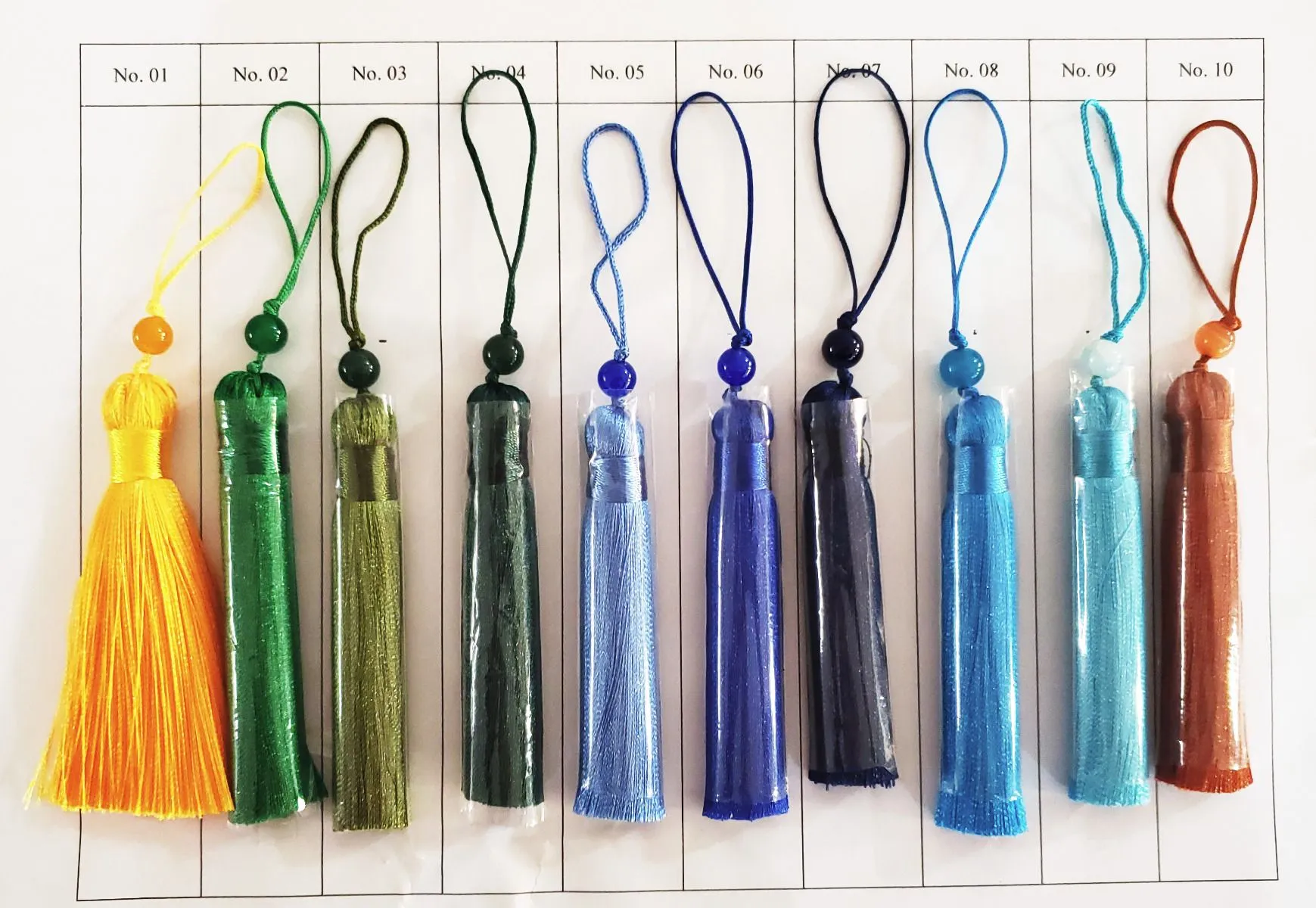 3 1/4" Colorful Tassels