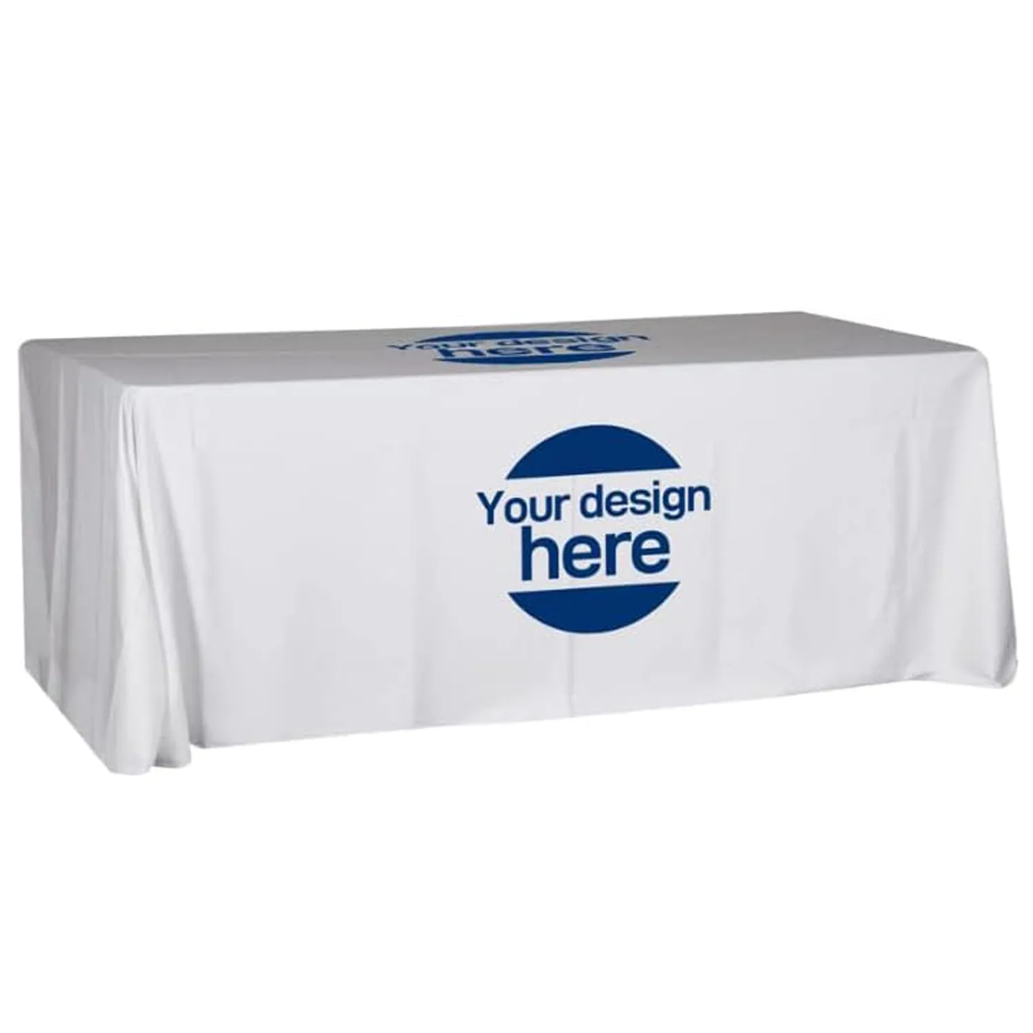 ABCCANOPY Custom 4FT/6FT/8FT Personalized Table Cover with Business Logo Text