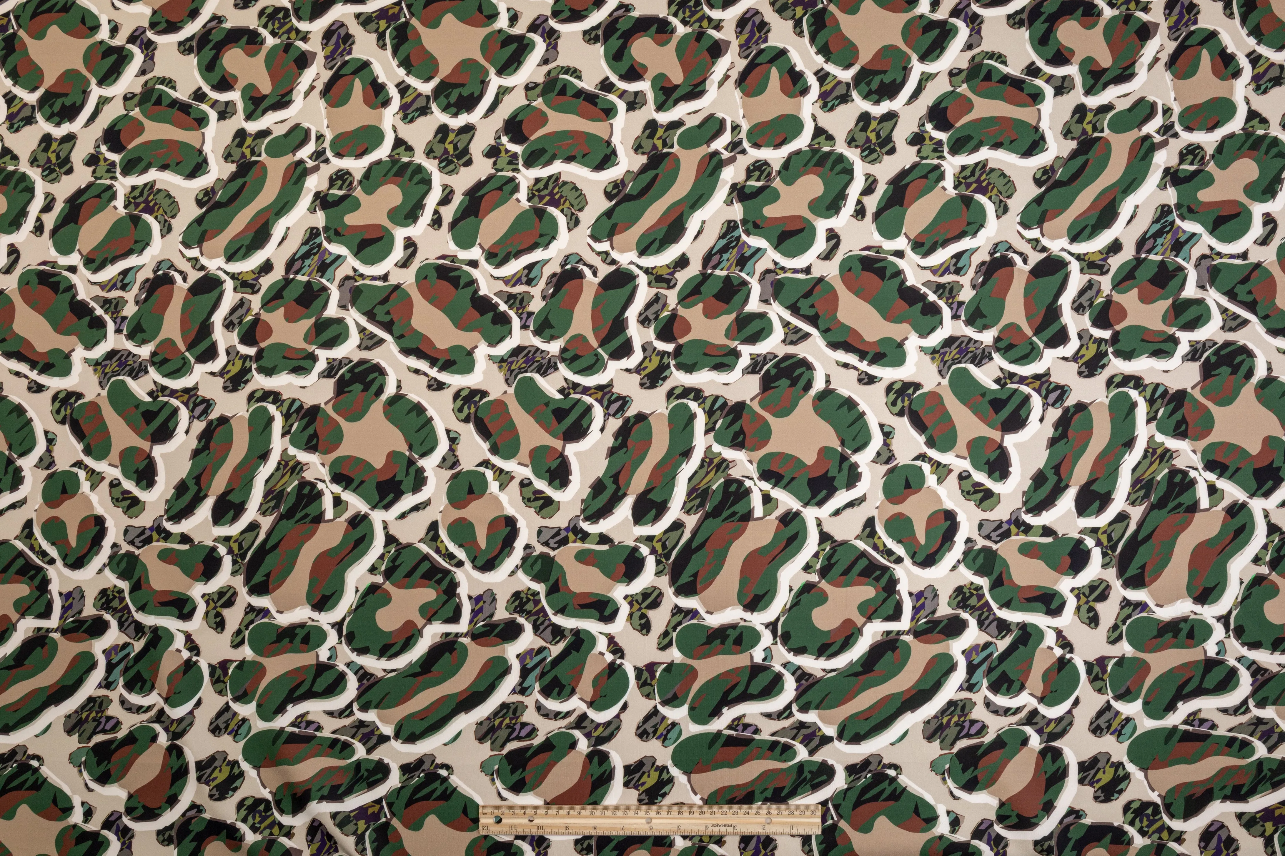 Abstract Camo Italian Scuba - Multicolor