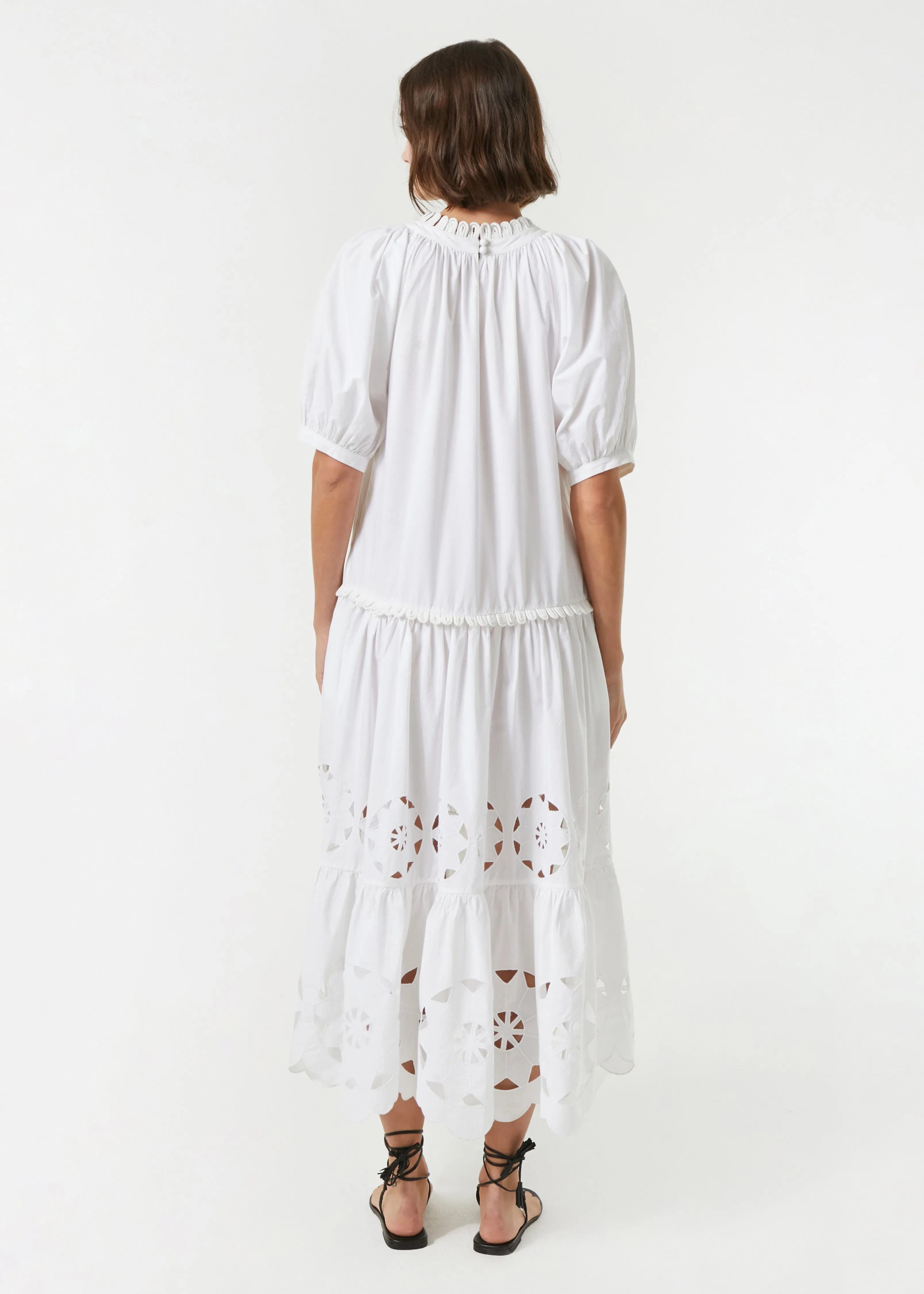 Aderyn Dress | White Eyelet