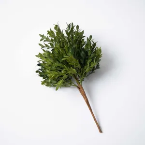 All Season Faux English Boxwood Bush Stem - 15"