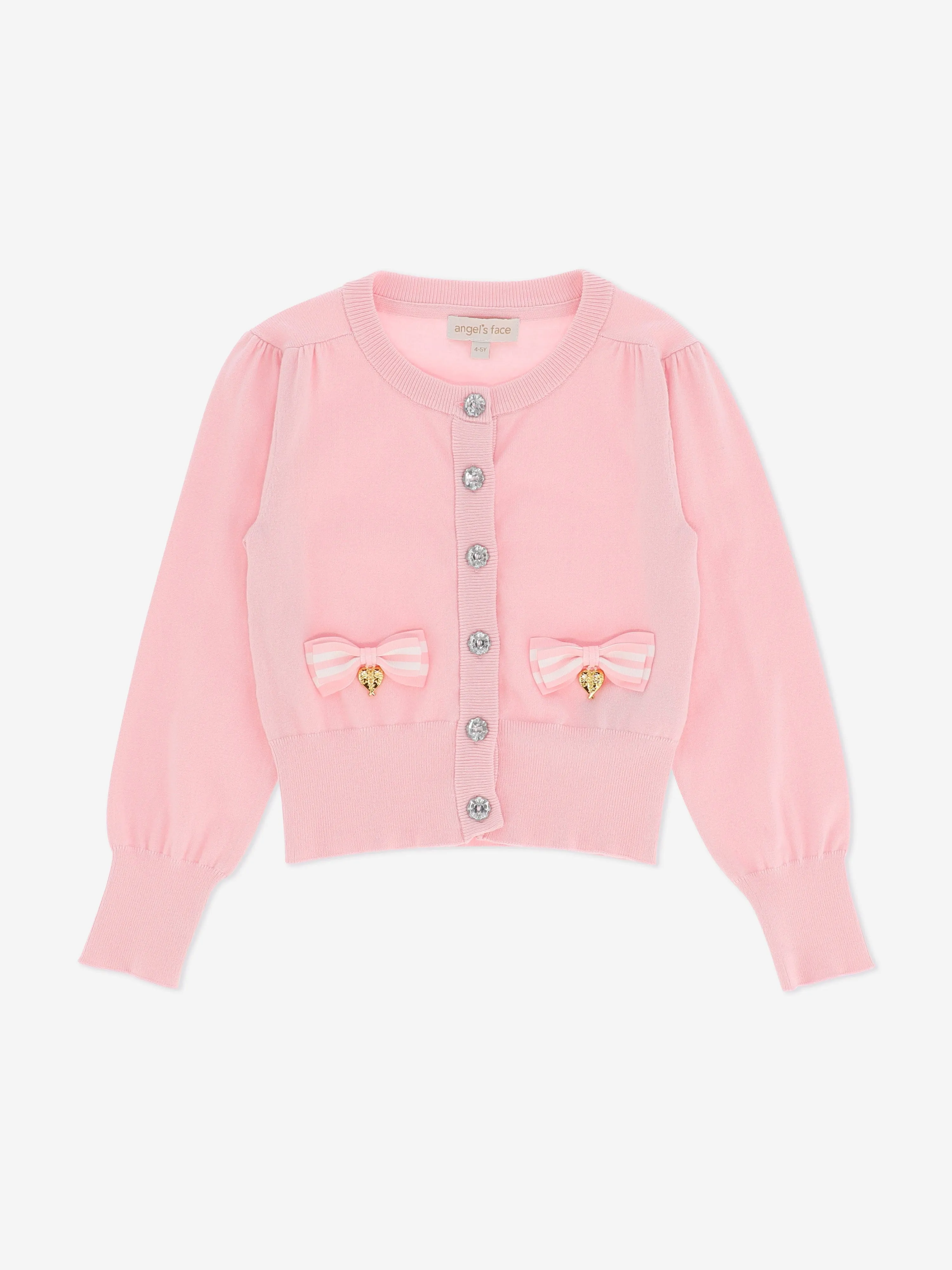 Angels Face Girls Nicolette Cardigan in Pink