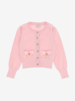 Angels Face Girls Nicolette Cardigan in Pink