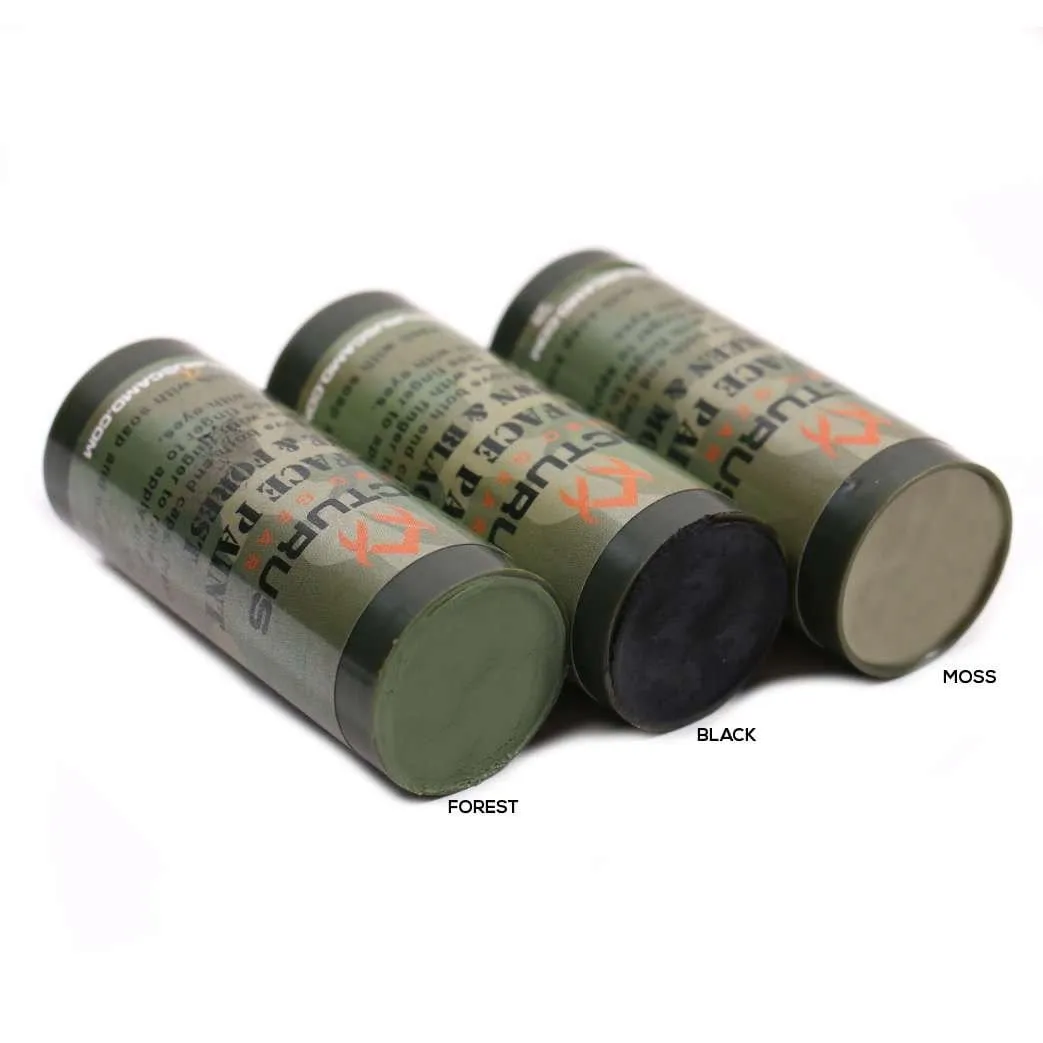 Arcturus Camo Face Paint Sticks - 6 Colors in 3 Double-Sided Tubes