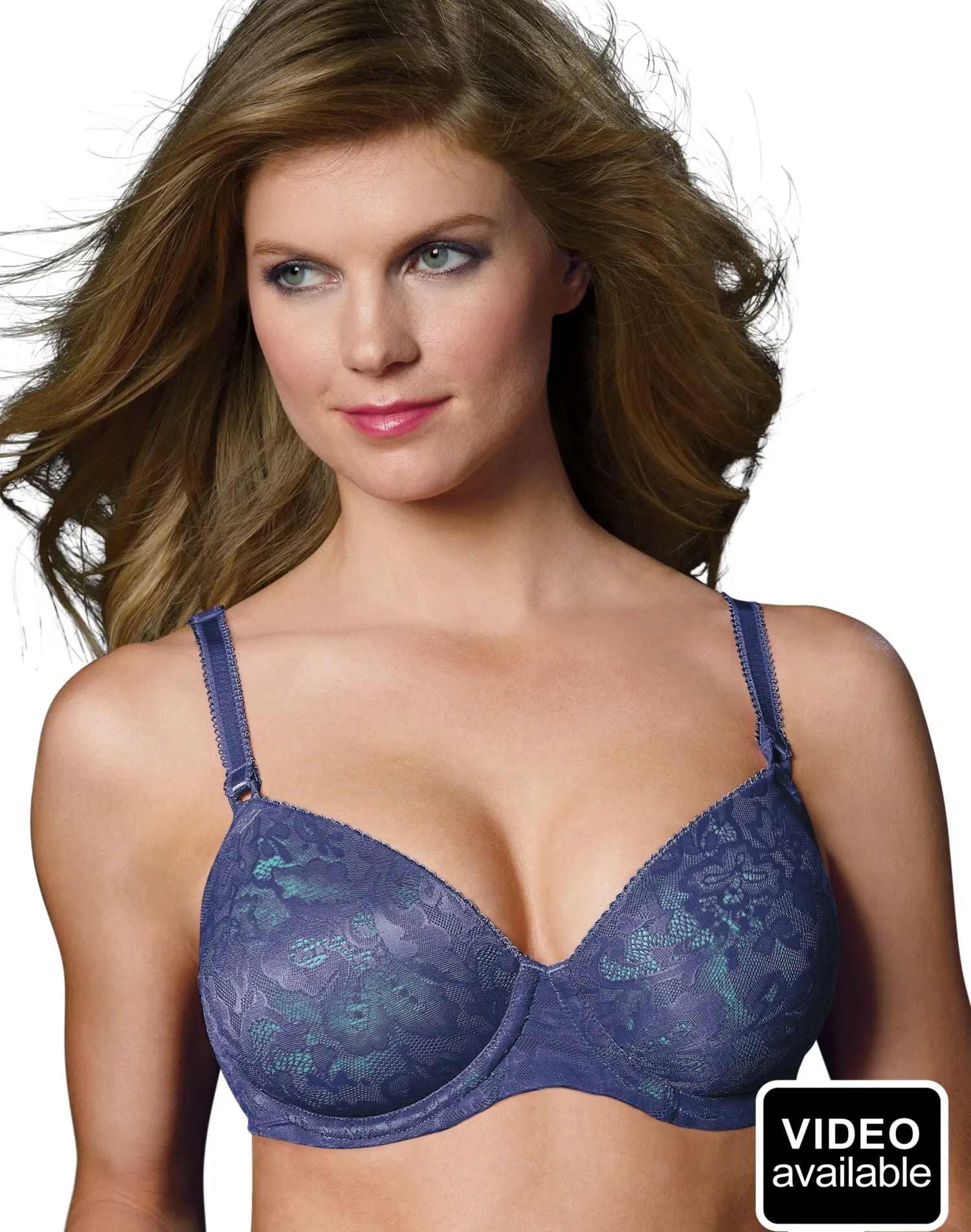 Bali Women's One Smooth U Lace Underwire Bra