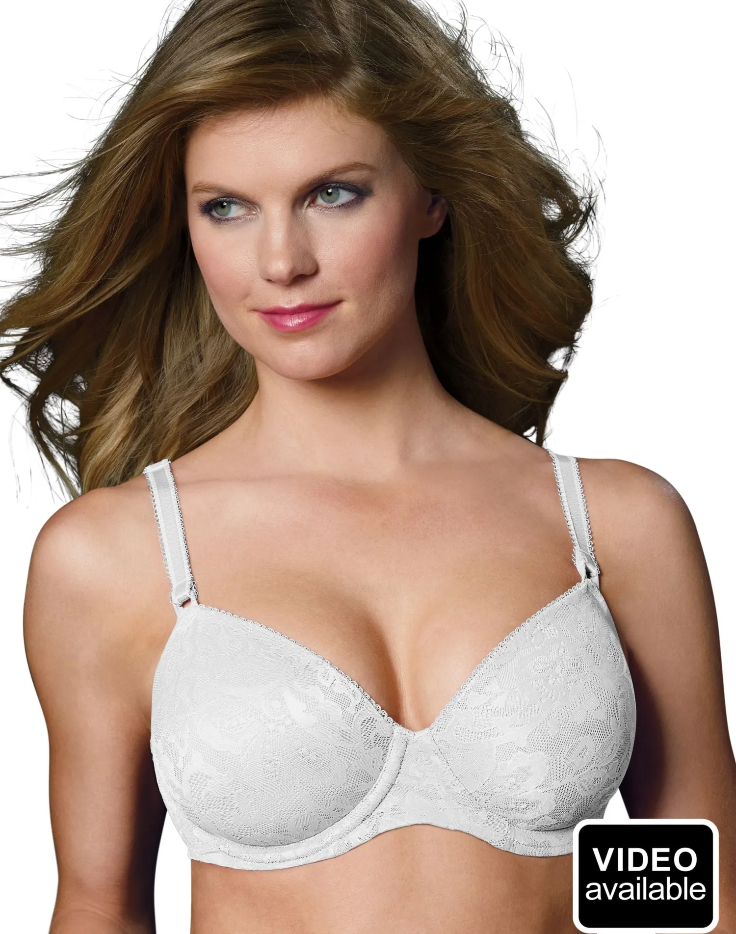 Bali Women's One Smooth U Lace Underwire Bra