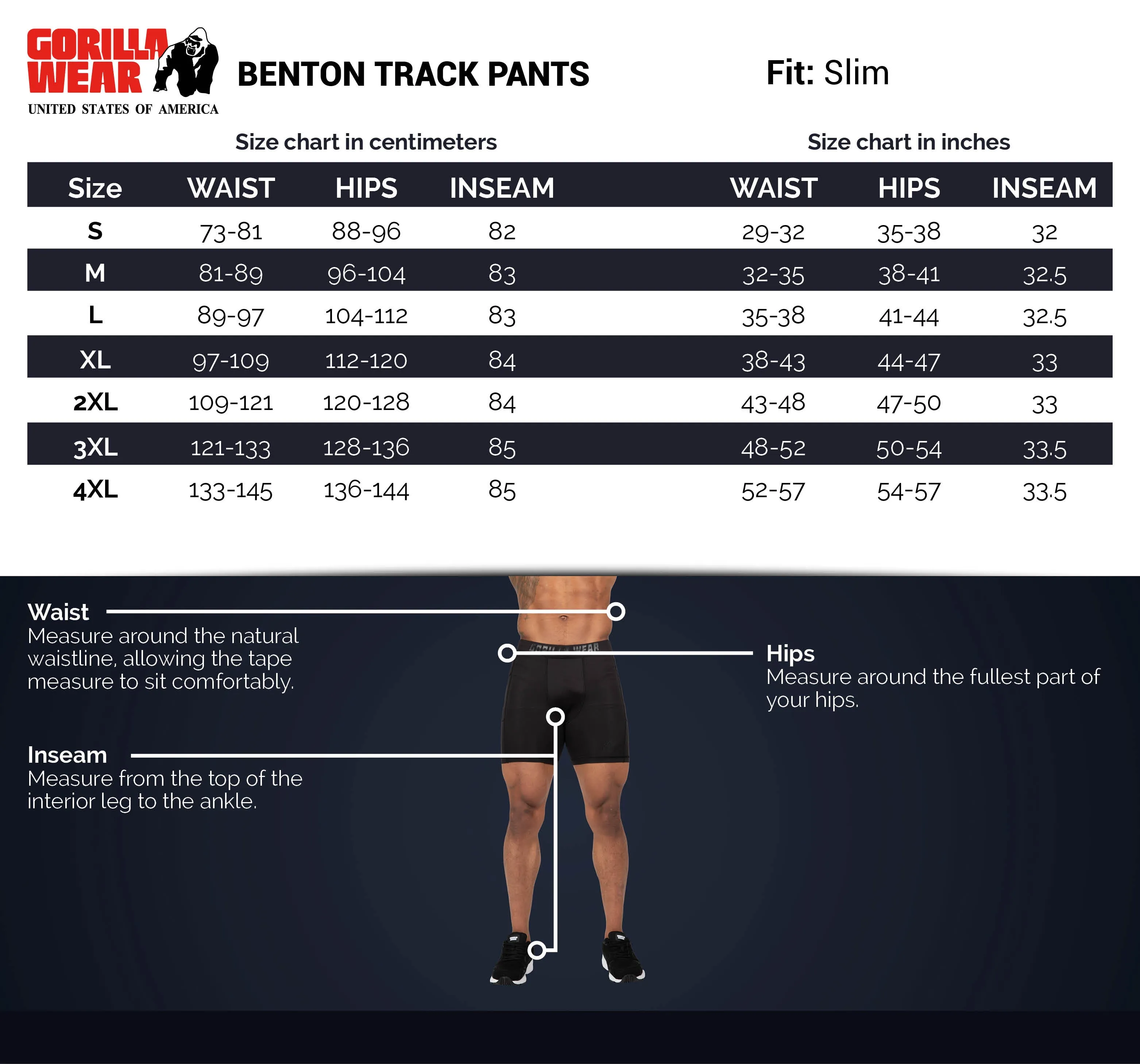 Benton Track Pants - Black