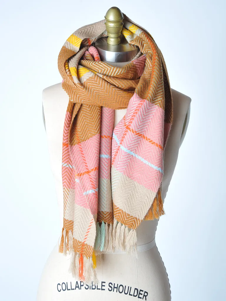 Canelle Plaid Chloe Scarf