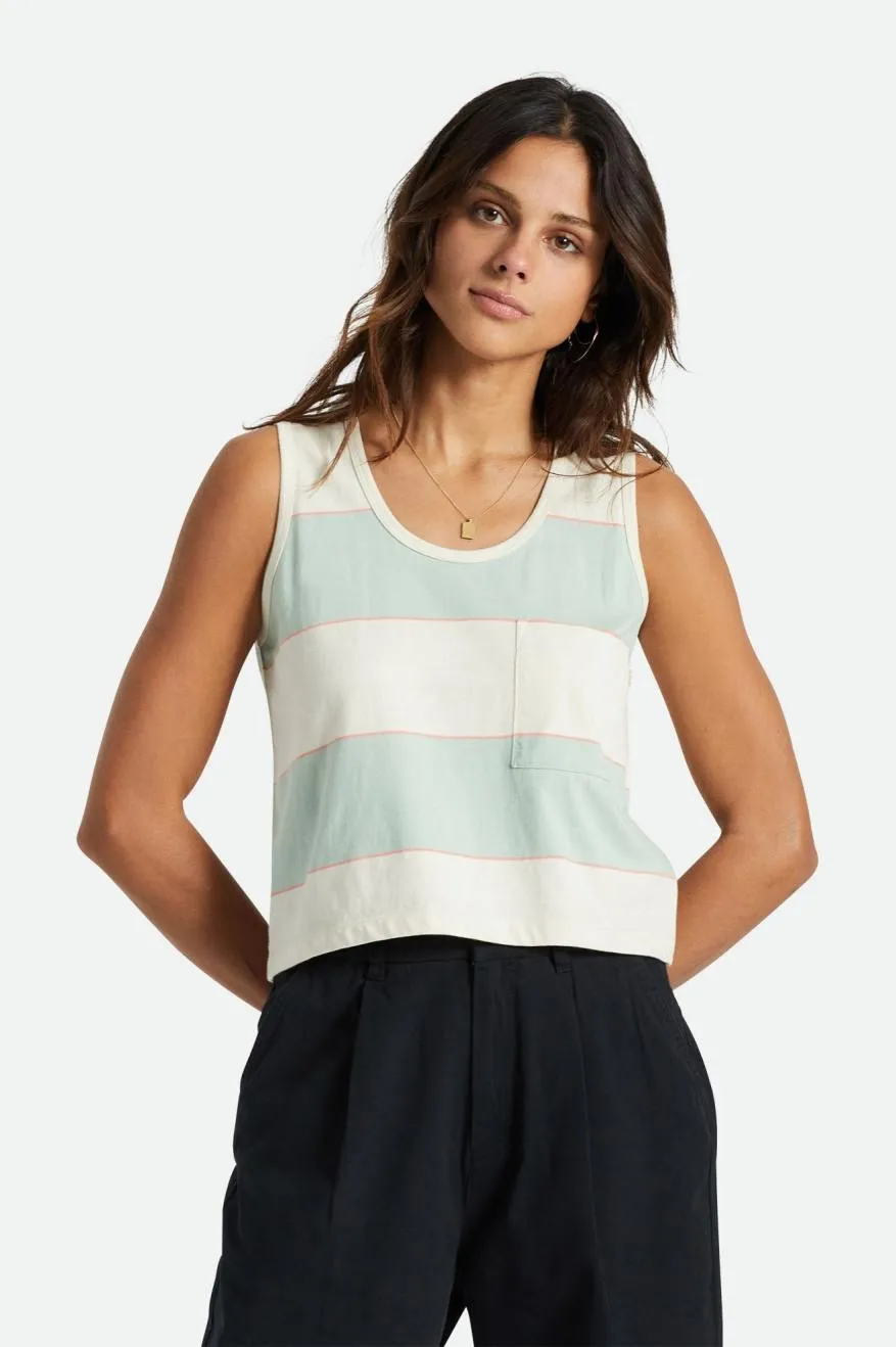 Carefree Pocket Tank - Seafoam