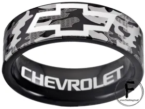 Chevrolet Ring Chevy Ring Camouflage Wedding Ring Sizes 6-13 #chevy #chevrolet