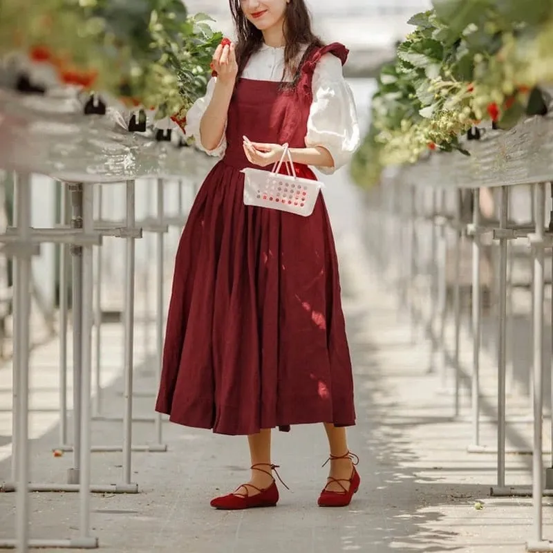 Cottage Cotton Linen Dress