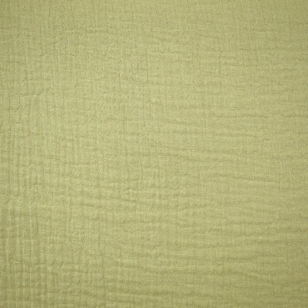 Cotton Double Gauze Solid Lime