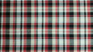 COTTON LAWN YARN DYED PLAID DSN-01 NON-STRETCHED WOVEN - SHIRTING FABRIC<br><h6>9-RED/BLACK<br>265-CLWNP SN-01</h6>