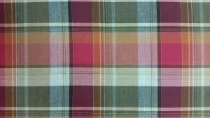 COTTON LAWN YARN DYED PLAID DSN-JE0821-A NON-STRETCHED WOVEN - SHIRTING FABRIC<br><h6>2-RED/BROWN<br>250-CLWNP-0821A</h6>