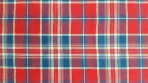 COTTON LAWN YARN DYED PLAID DSN-TRF NON-STRETCHED WOVEN - SHIRTING FABRIC <br><h6>1-NAVY/RED<br>250TRF-CLWNPTRF</h6>