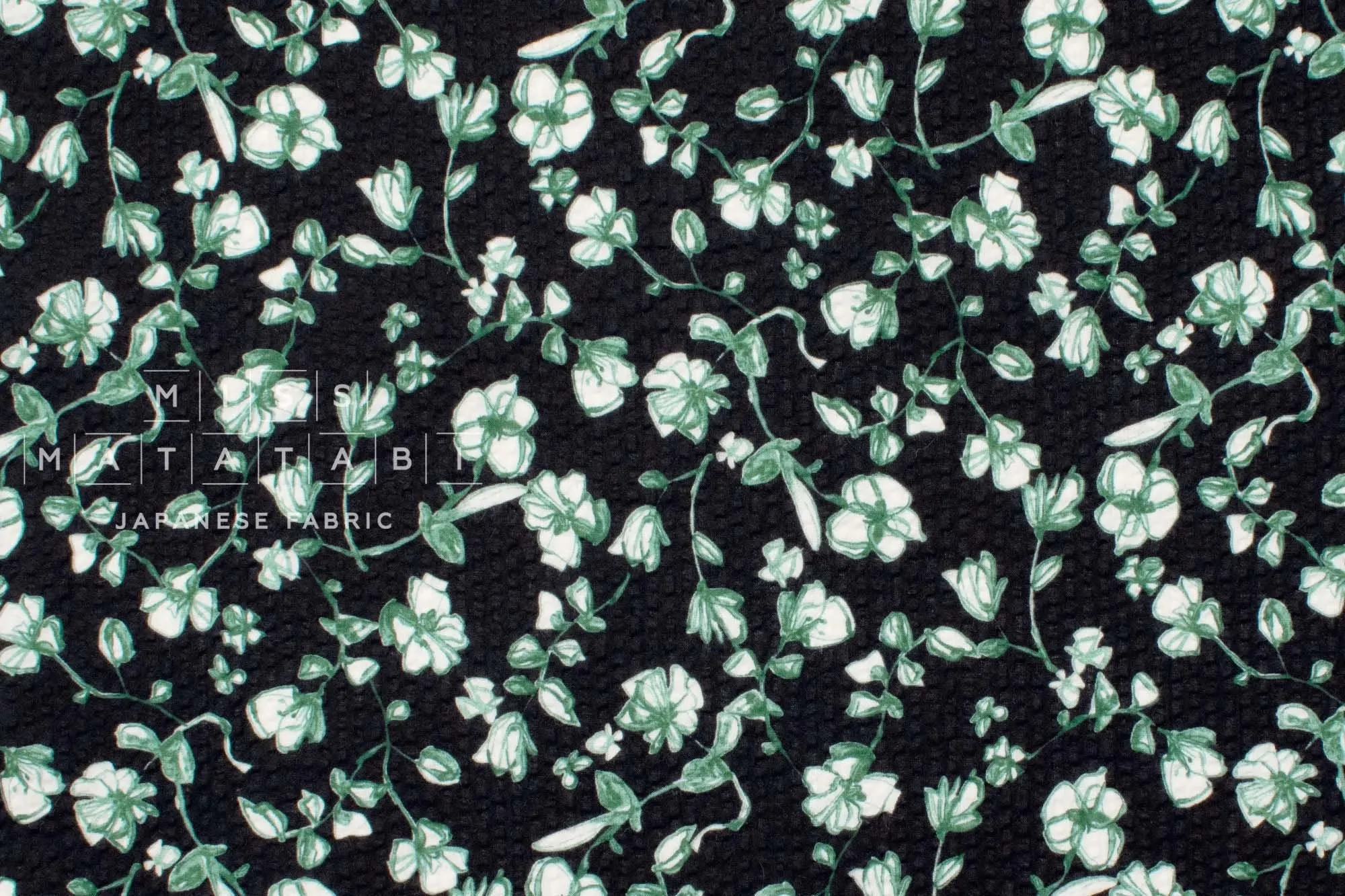 Cotton Ripple Clover Field  - E