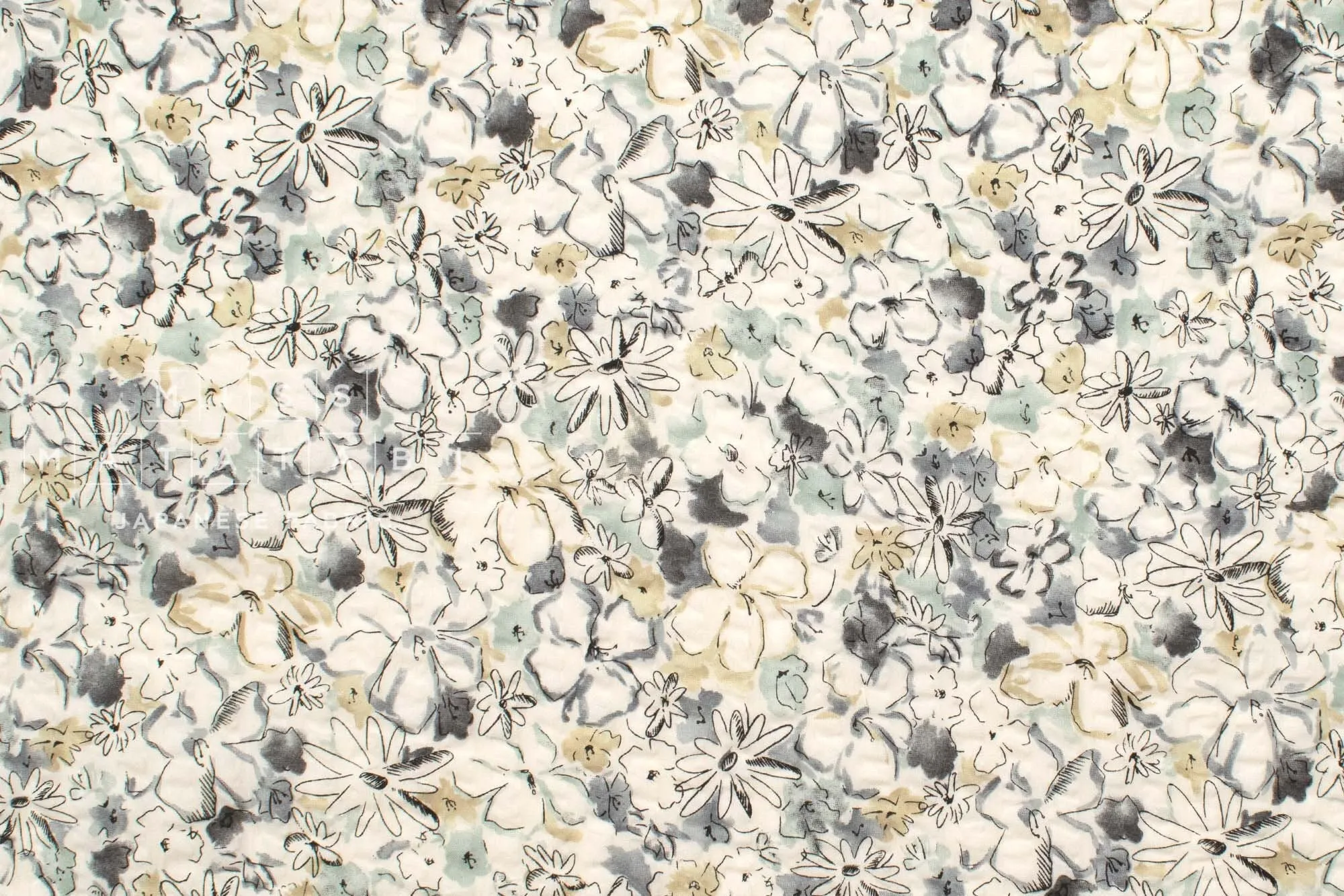 Cotton Ripple Serena Floral - E