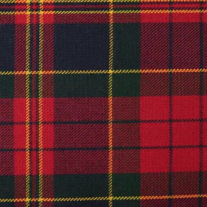 Cranford Red Tharthan Tartan Check 65% Poly 35% Visc