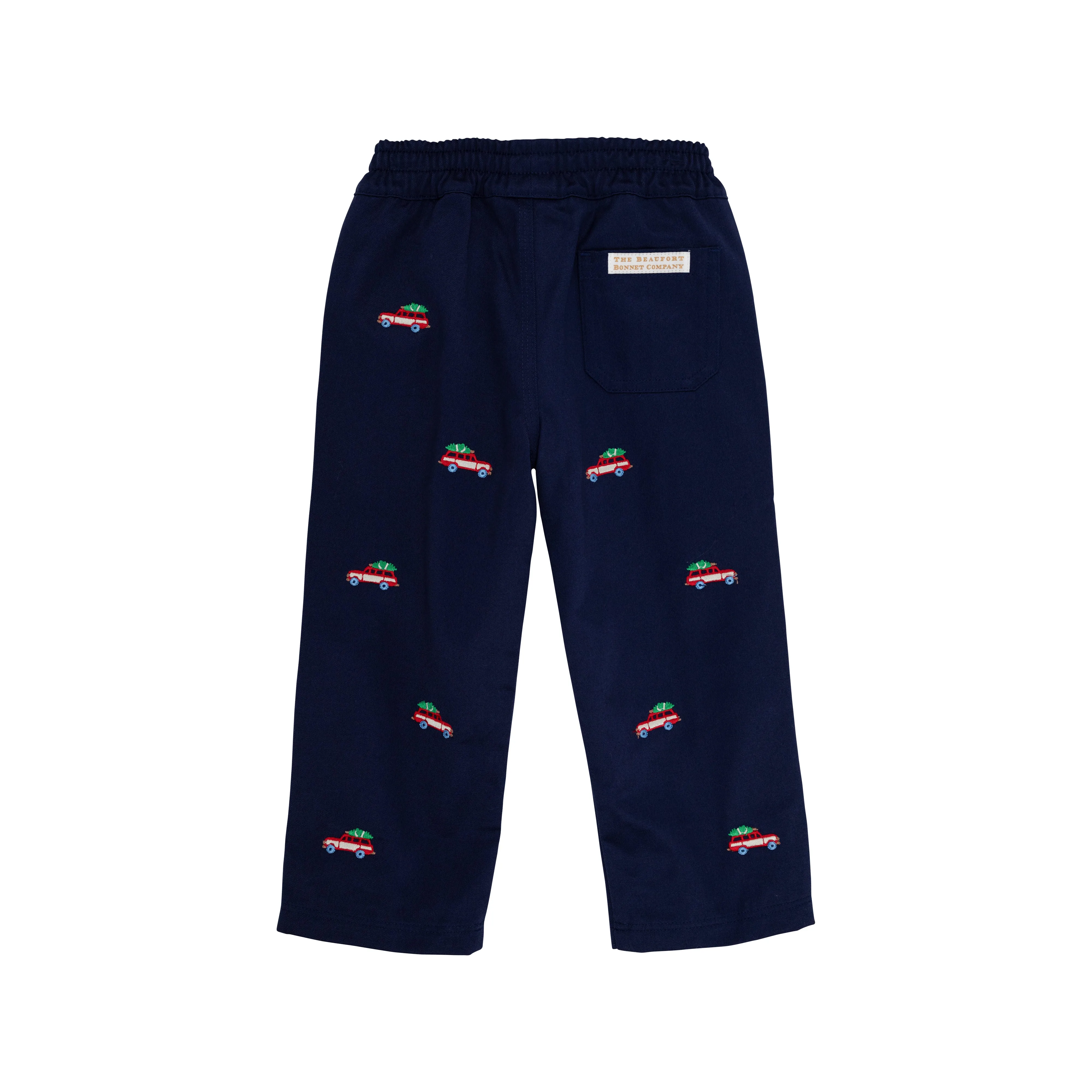 Critter Sheffield Pants (Twill) - Nantucket Navy with Woody Jeeps Embroidery