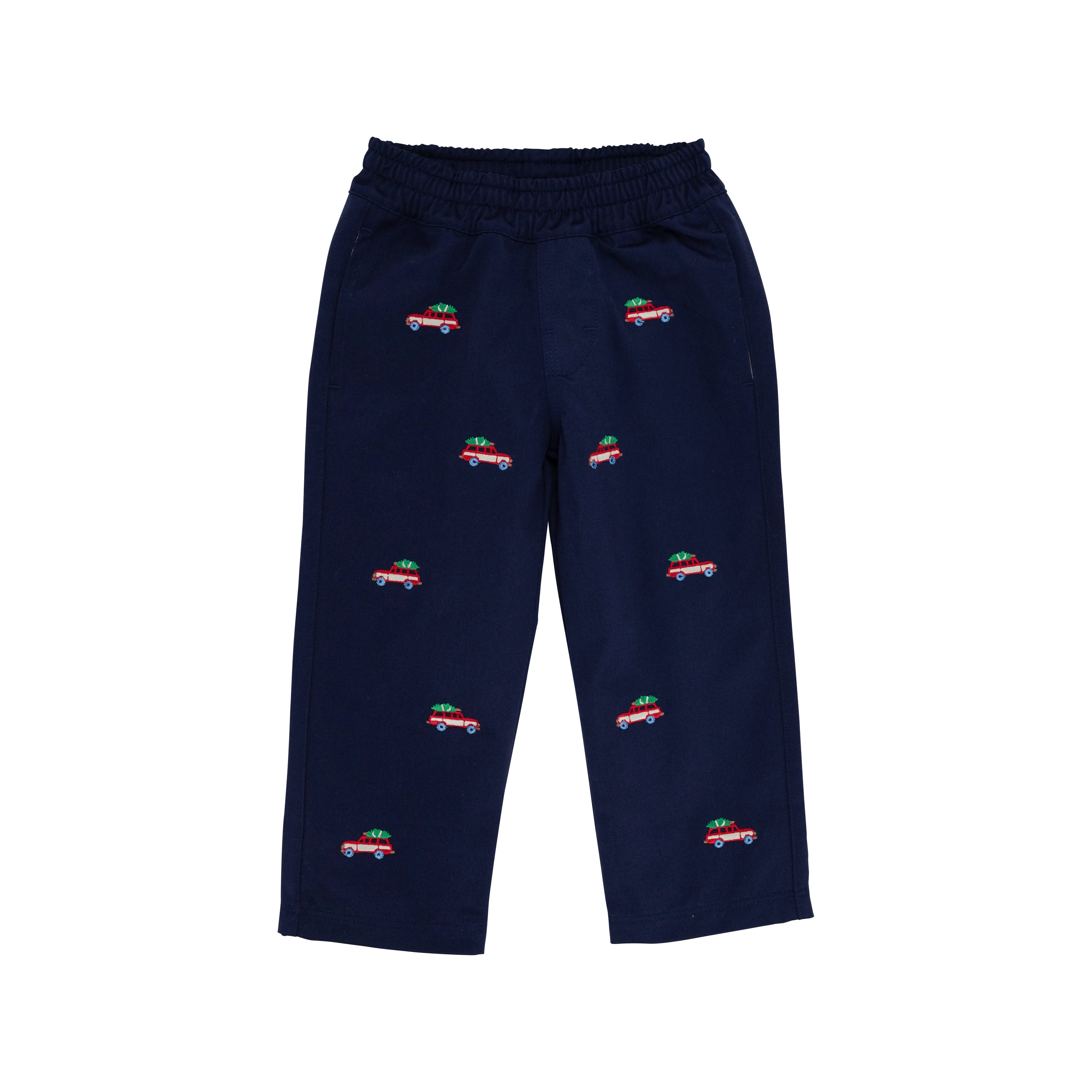 Critter Sheffield Pants (Twill) - Nantucket Navy with Woody Jeeps Embroidery