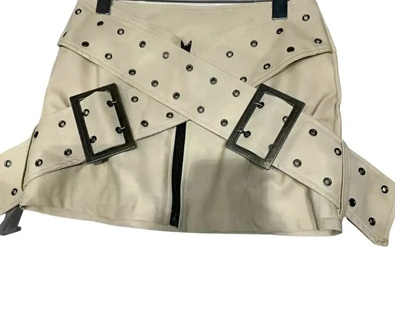 Cross Large Buckle Skirt