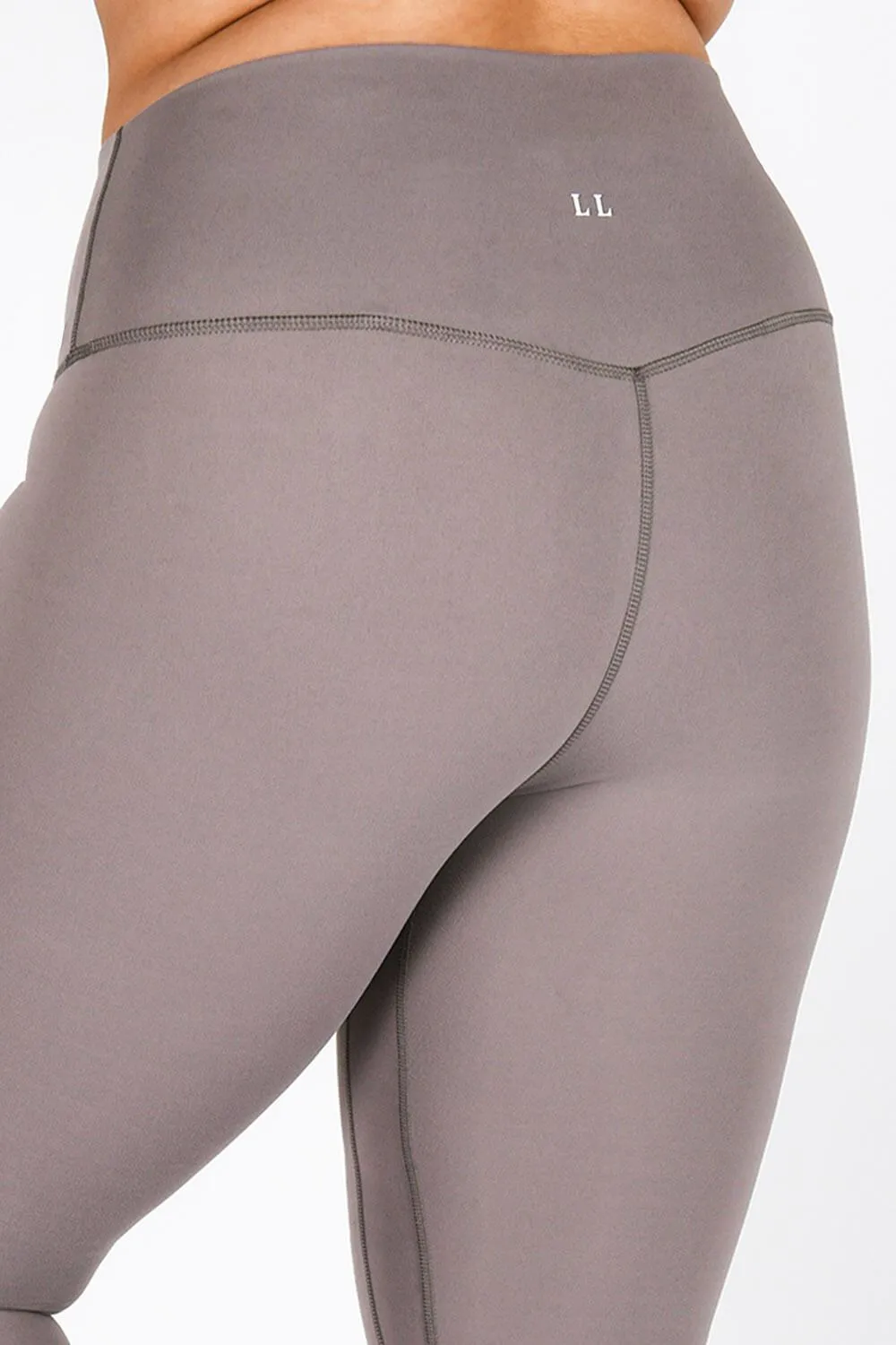 Curve Revitalise 7/8 High Waisted Leggings - Mauve