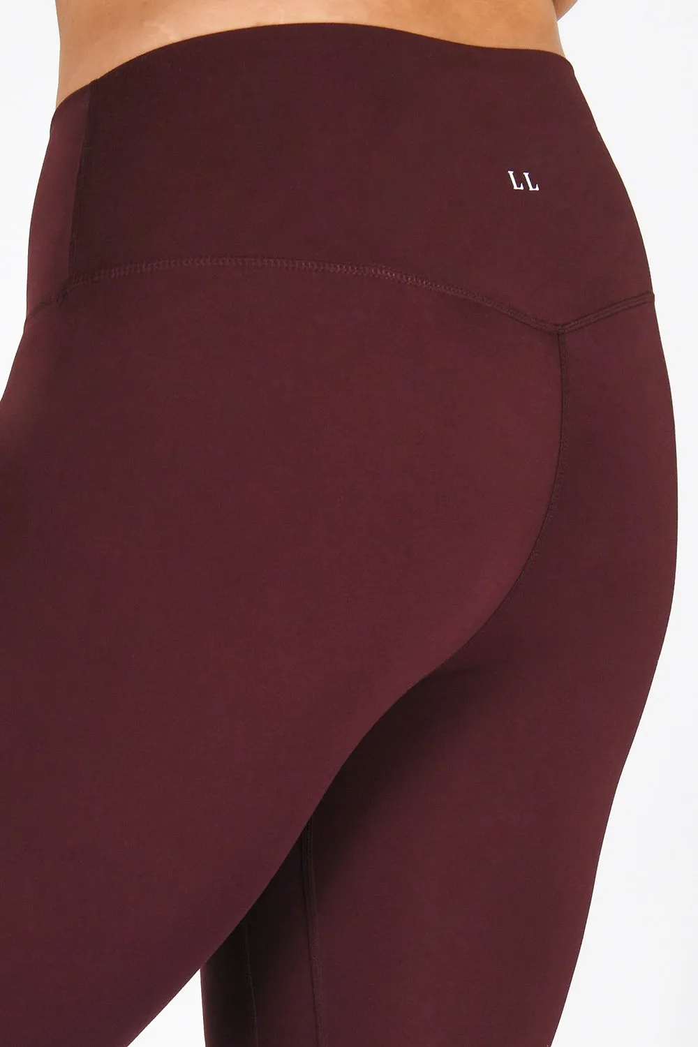 Curve Revitalise Cropped High Waisted Leggings - Winter Berry