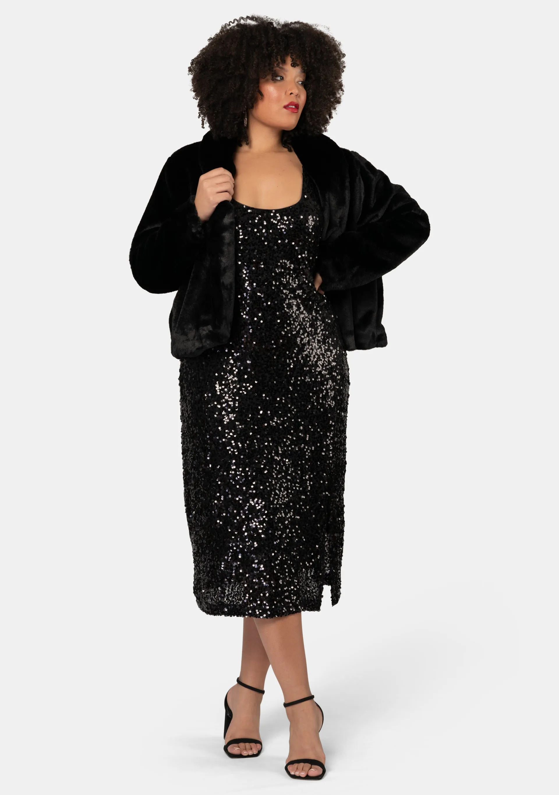 Desired Midi Sequin Dress