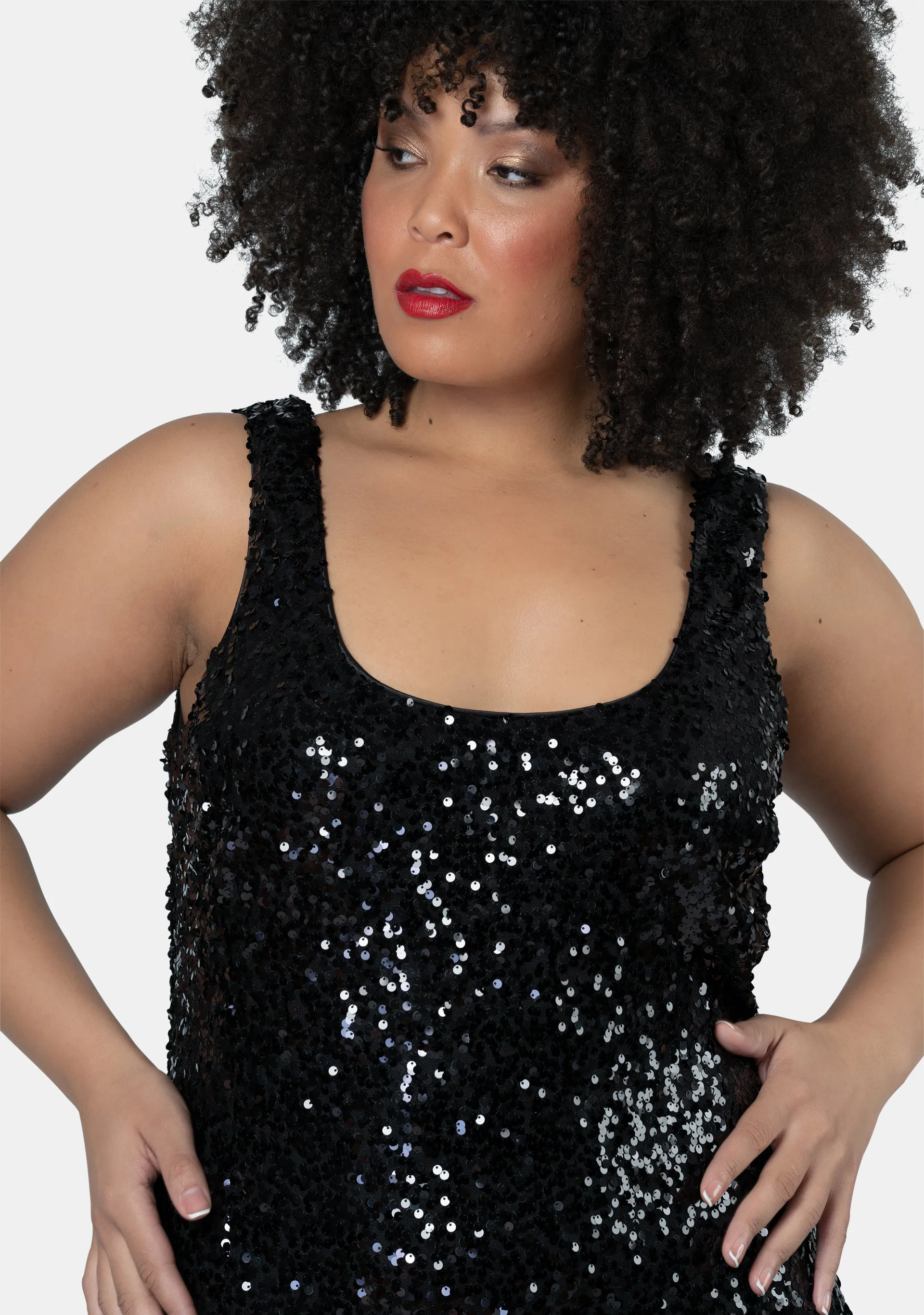 Desired Midi Sequin Dress