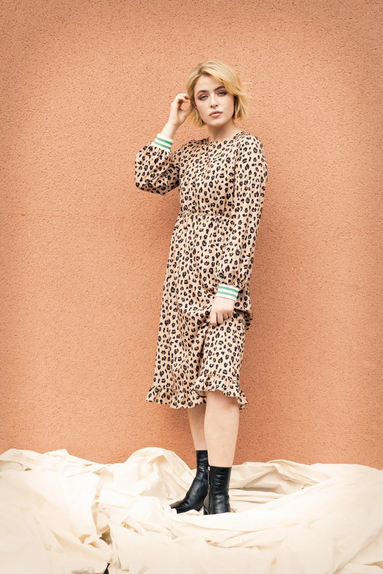 Diana Dress (Leopard)