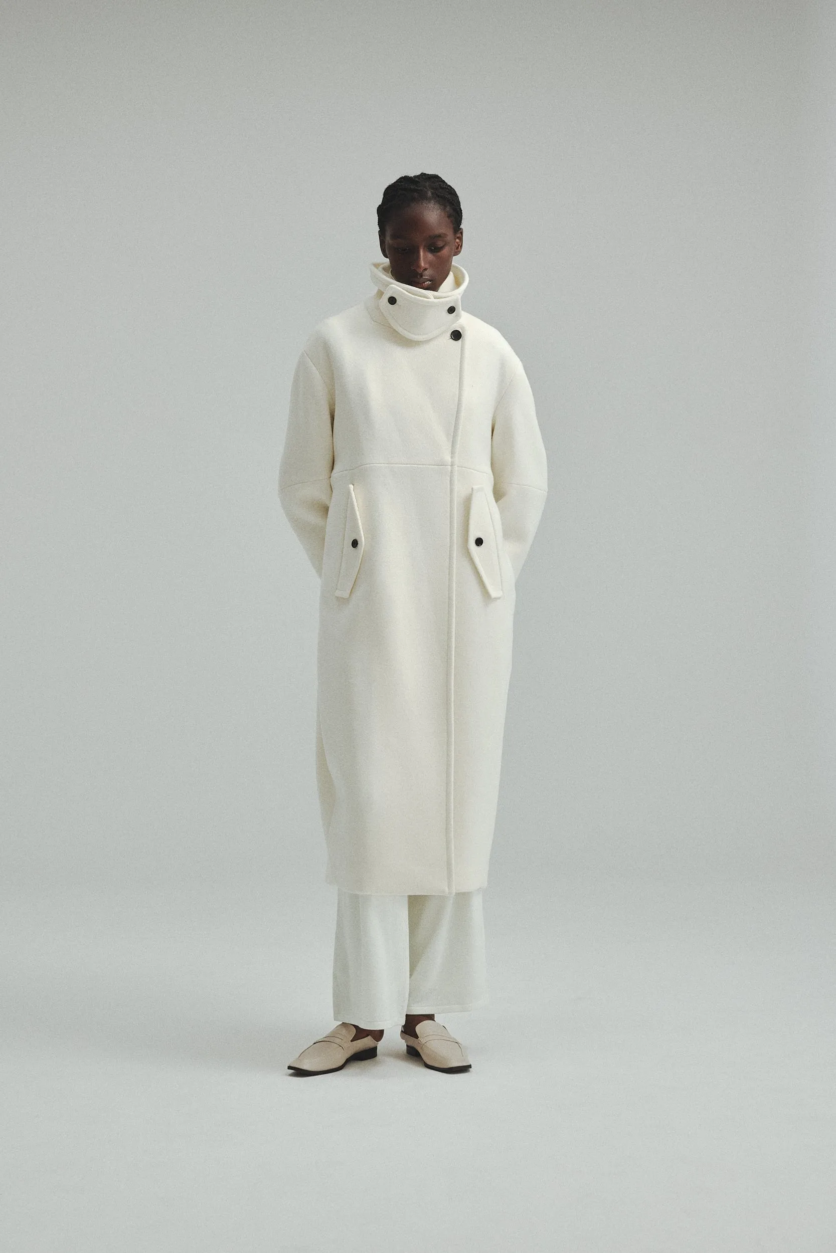 Double-breasted Wool coat