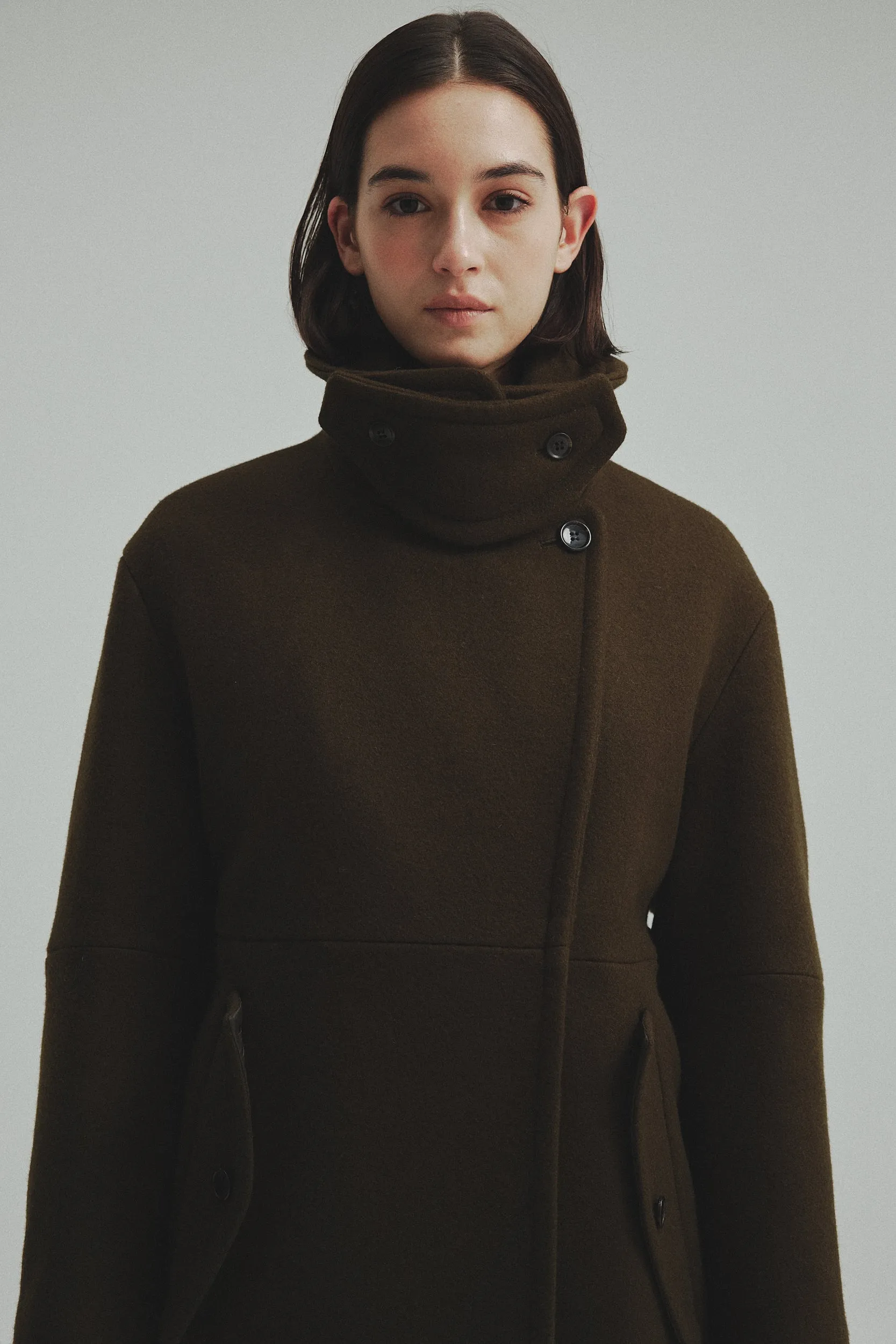 Double-breasted Wool coat