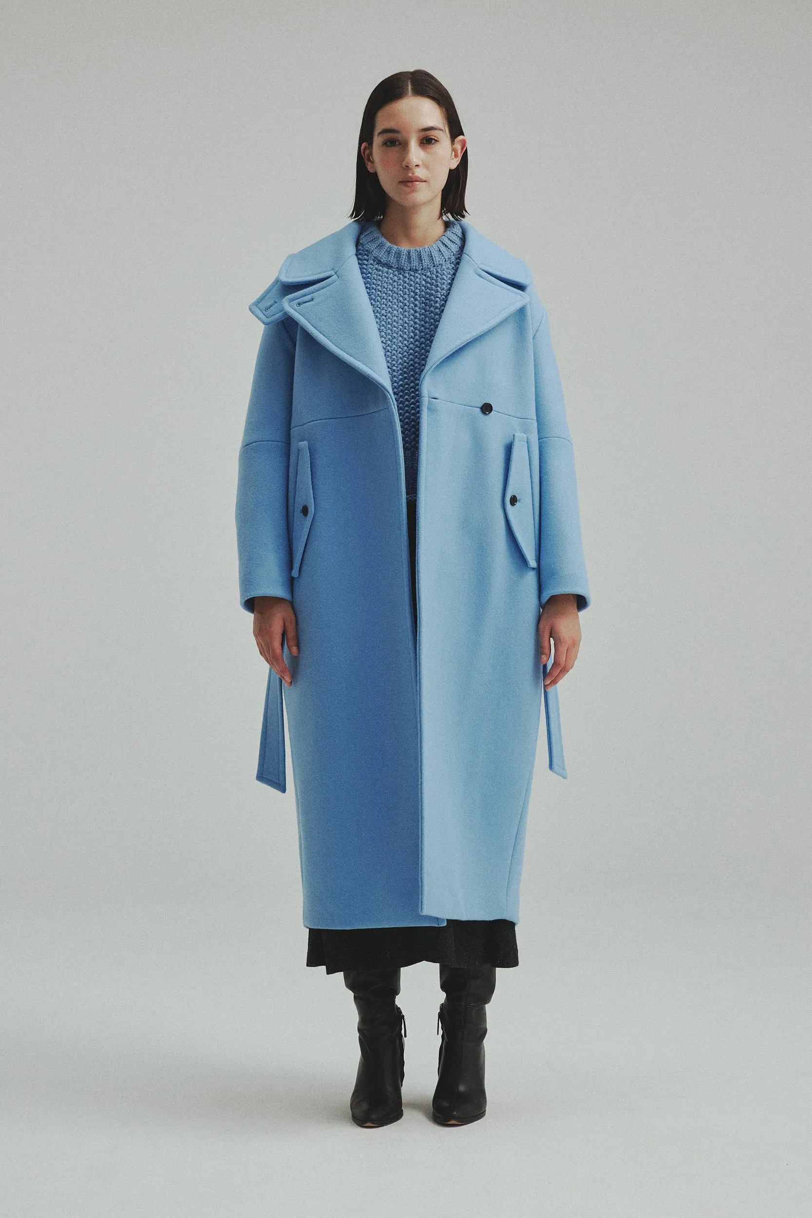 Double-breasted Wool coat