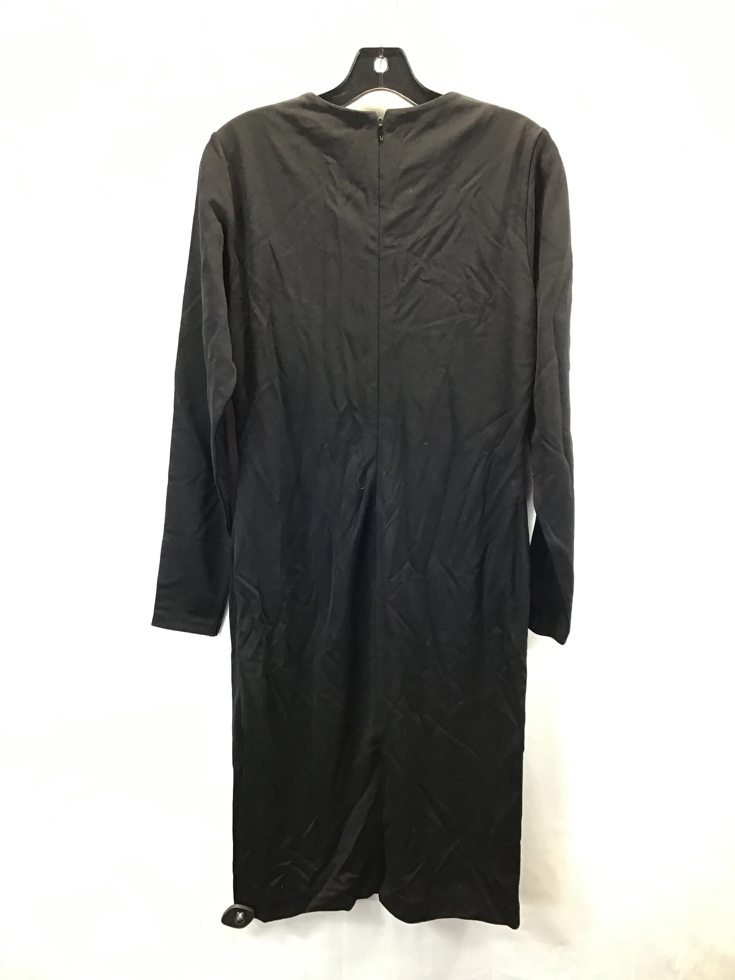 Dress Casual Midi By Polo Ralph Lauren In Black, Size: L