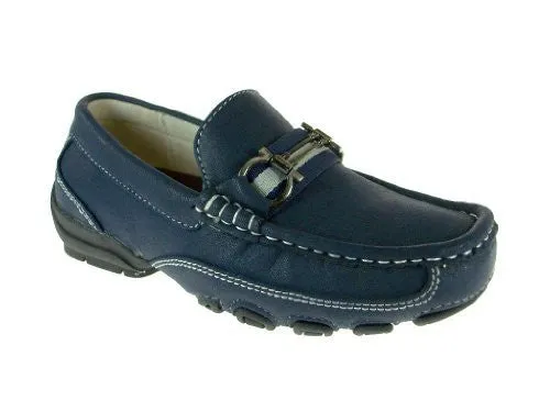 Easy Strider Boy's 23722 Casual Dress Driving Shoe with Horsebit Detail