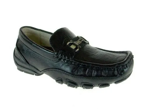 Easy Strider Boy's 23722 Casual Dress Driving Shoe with Horsebit Detail