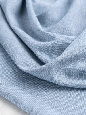 Eco Cotton Blend Chambray - Blue