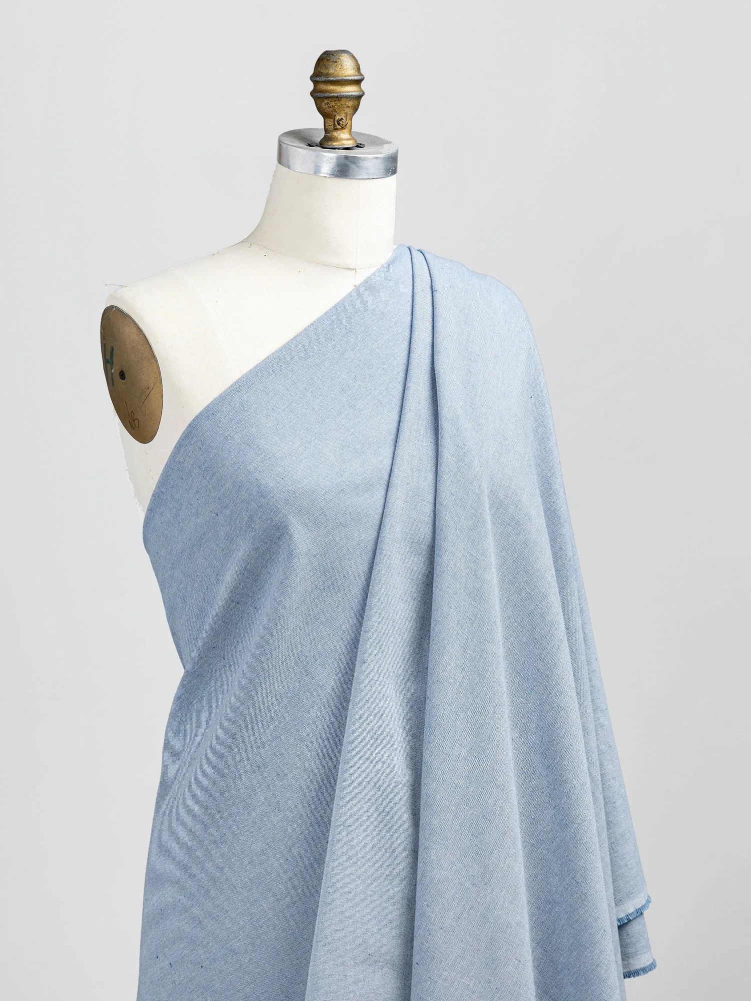 Eco Cotton Blend Chambray - Blue