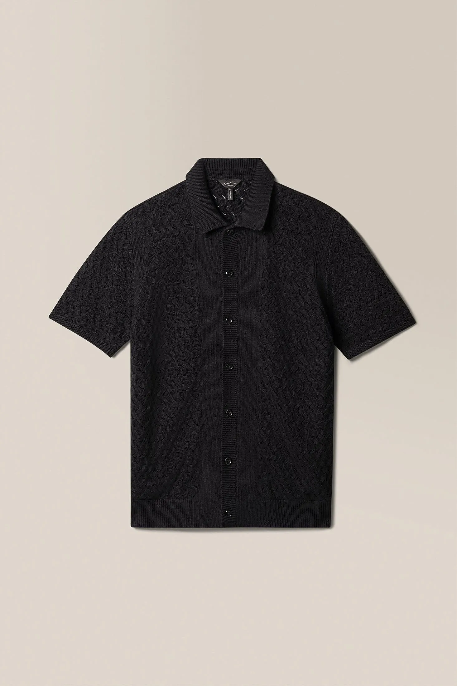 Essex Open Knit Polo | Organic Cotton, Responsible Cashmere