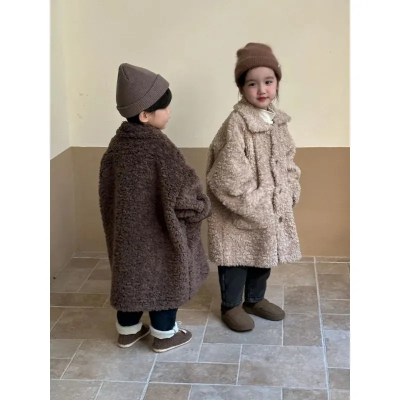 Faux Fur Teddy Long Coat