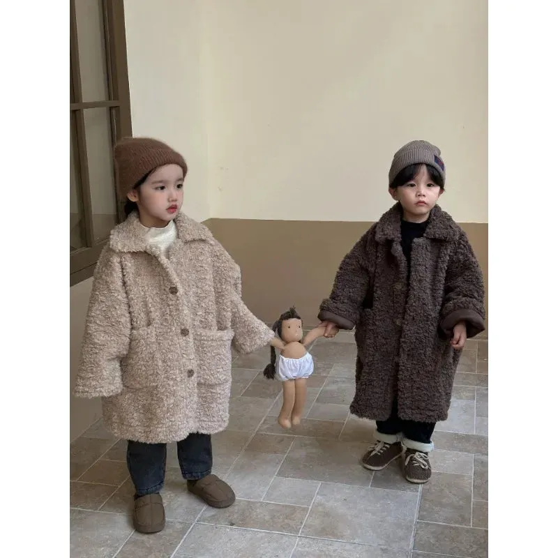 Faux Fur Teddy Long Coat