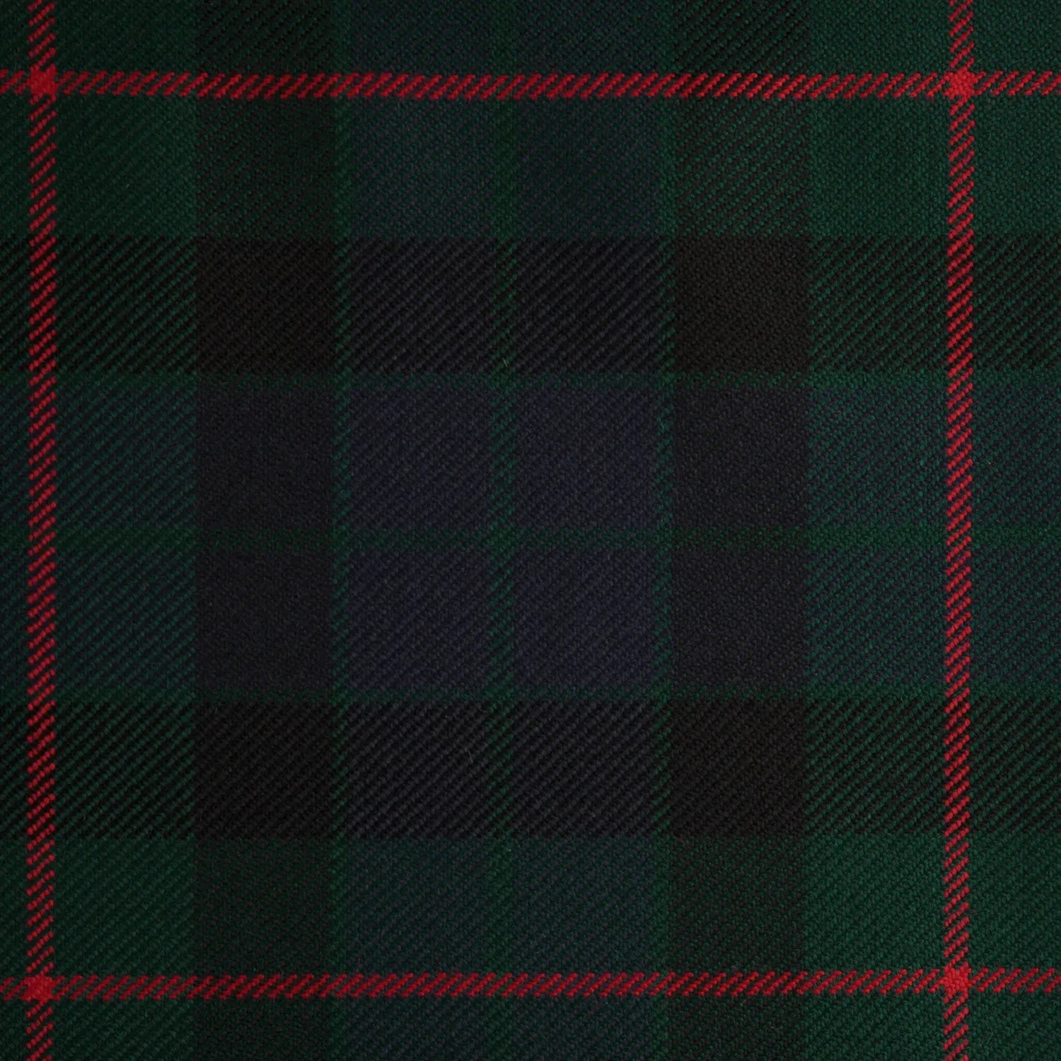 Gunn Dark Caledonian Tartan Check 100% Wool