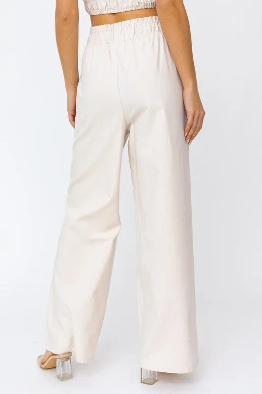 Hailey Beige Set  - Pants