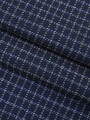 Hemp & Organic Cotton Blend Jacquard Plaid  Fabric (GH5078)