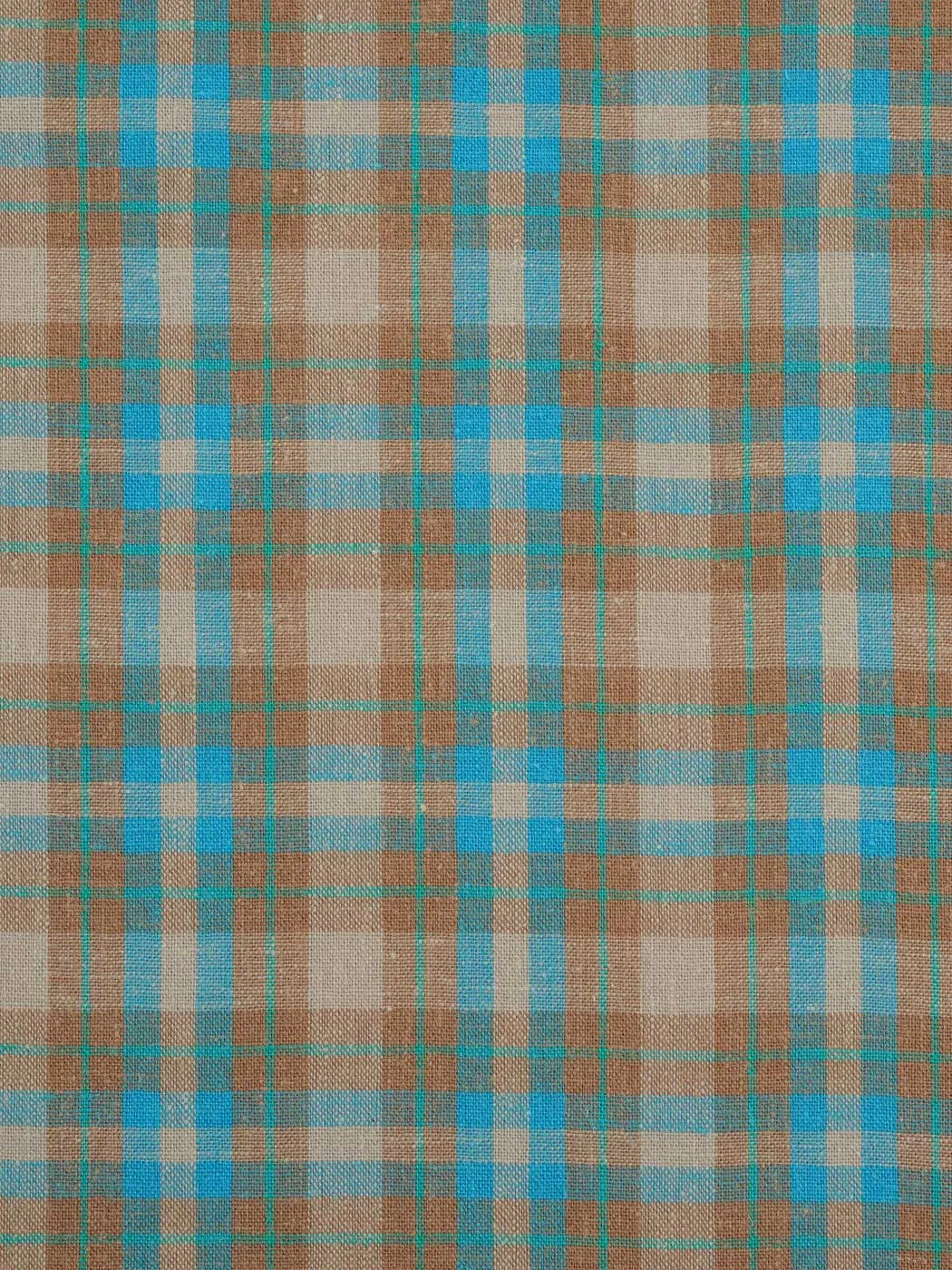 Hemp & Tencel Light Weight Plaid Fabric (HL312Y-H01)