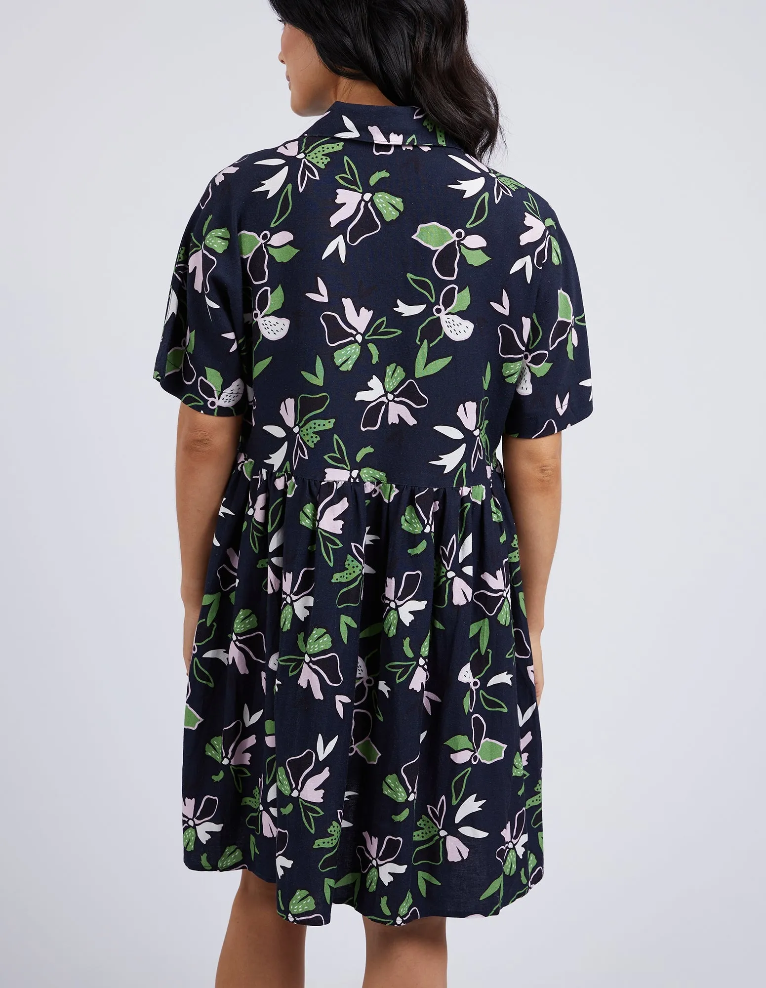 Idyll Floral Dress Navy